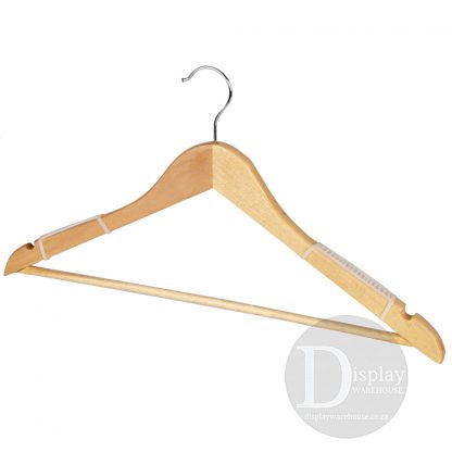 HWS43 | Anti-Skid Wooden Hanger | Beech