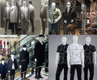 Abstract & Egghead Male Mannequins