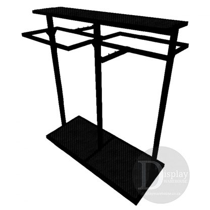 GRD918 | Black Multi Double Bar Rail