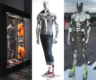 Chrome Male Mannequins