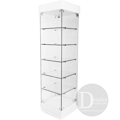 Frameless Square Glass Display Counter