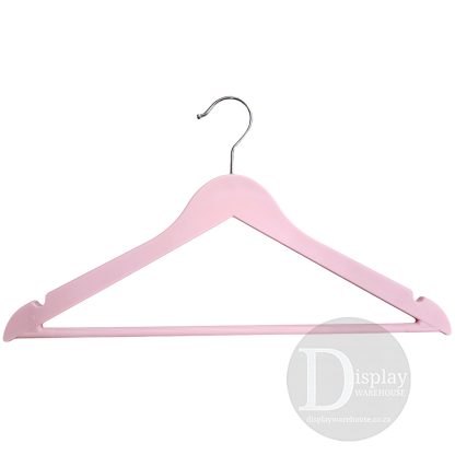 HPS90 | Quality Pink Plastic Hangers