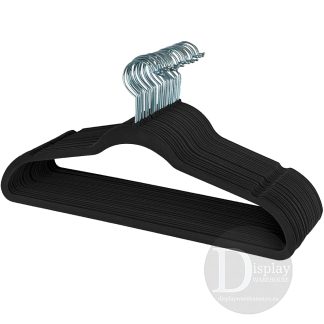 Economy Black Velvet Hangers