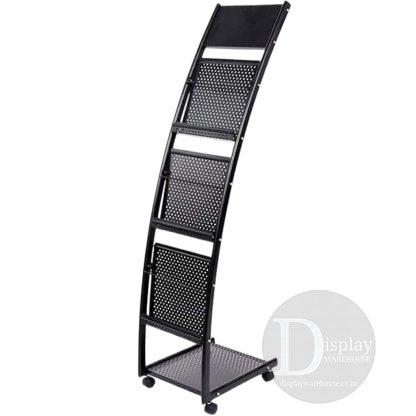Curved Metal Brochure Display Stand